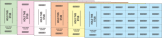 Stock Chinese Auction Tickets | RaffleTicketsCheap.com